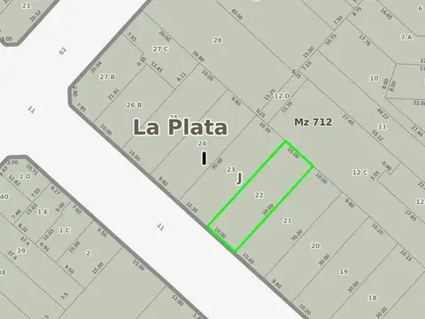 Terreno en venta en La Plata