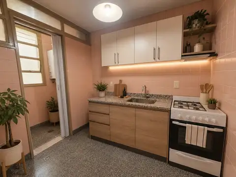 Departamento 3 ambientes con 1 baño