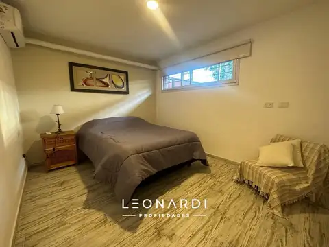 Casa tres ambientes amoblada en alquiler en Matheu - ID 5230