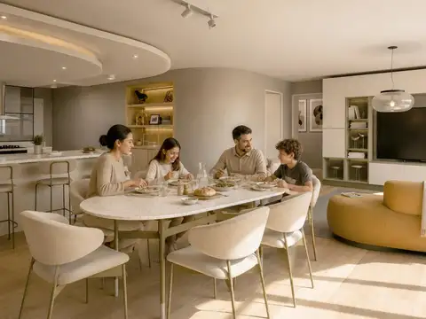Departamento 5 ambientes con 2 baños