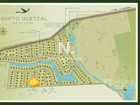 Lote de 4.000 m2 en Puerto Quetzal - Barrio Privado, La Barra