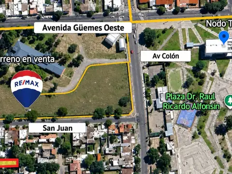 Terreno en venta cerrado en zona nodo tecnologico