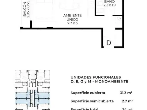 Departamento en Venta al Este