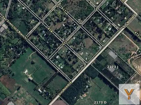 Terreno en Venta 25  mts Fondo
