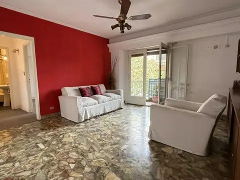 Departamento tres ambientes con terraza en Olivos