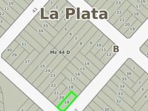 Terreno en Venta en La Plata, Partido de La Plata