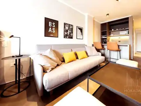 Departamento Monoambiente Alquiler Anual, Torre Armani Deco ,Recoleta
