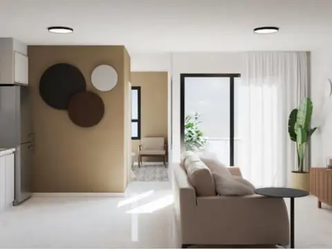 Departamento Monoambiente con 1 baño