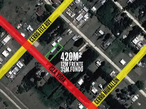 Terreno en venta - 420 mts2 - Camet