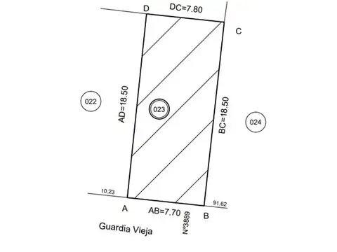 Terreno en Venta de 145,0 m2