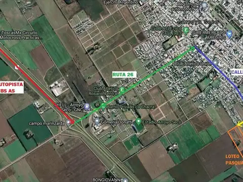 Terreno en Venta 30  mts Fondo