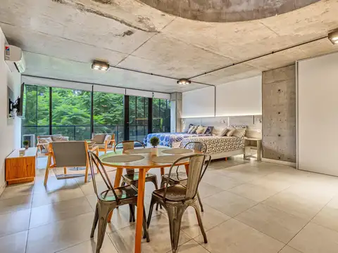 Loft totalmente equipado, con renta inmediata opcional del 7 por ciento anual en dólares