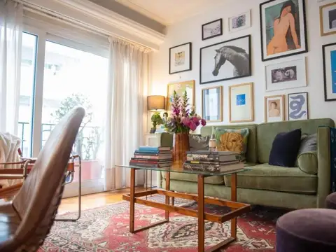 ALQUILER – DEPARTAMENTO 5 AMBIENTES AMOBLADO EN RECOLETA