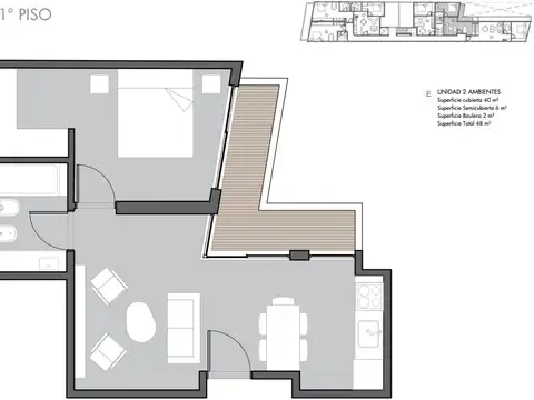 Departamento en Venta Apto profesional