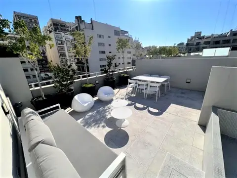 2 ambientes en Belgrano R , full amenities,con terraza propia de 70 mts-opc cochera-dispo 10 de juli