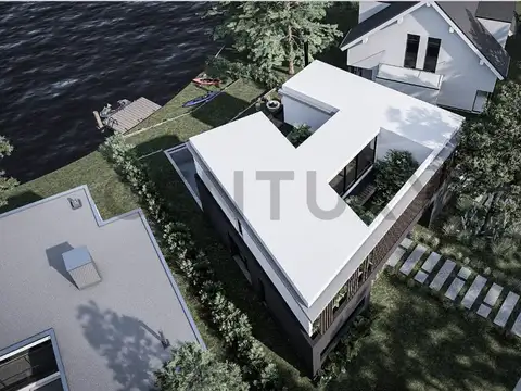 Casa a estrenar al río con amarra en Barrio Náutico Canal Villanueva Tigre