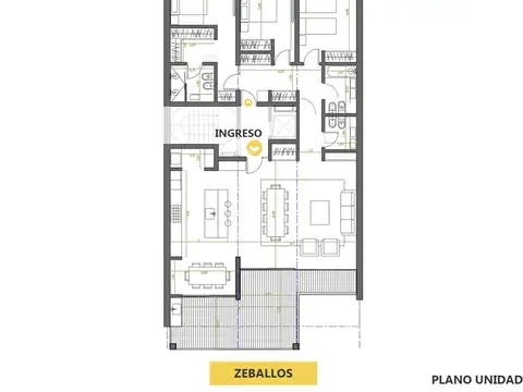 Departamento en Venta en Nuestra Señora De Lourdes, Rosario