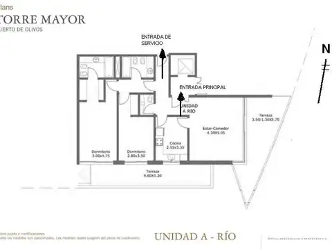 Departamento en Venta de 3 ambientes