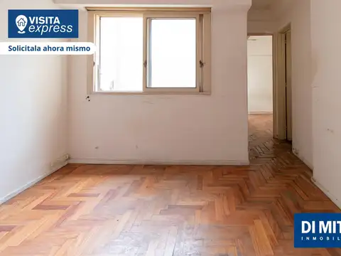 Departamento 2 ambientes con 1 baño