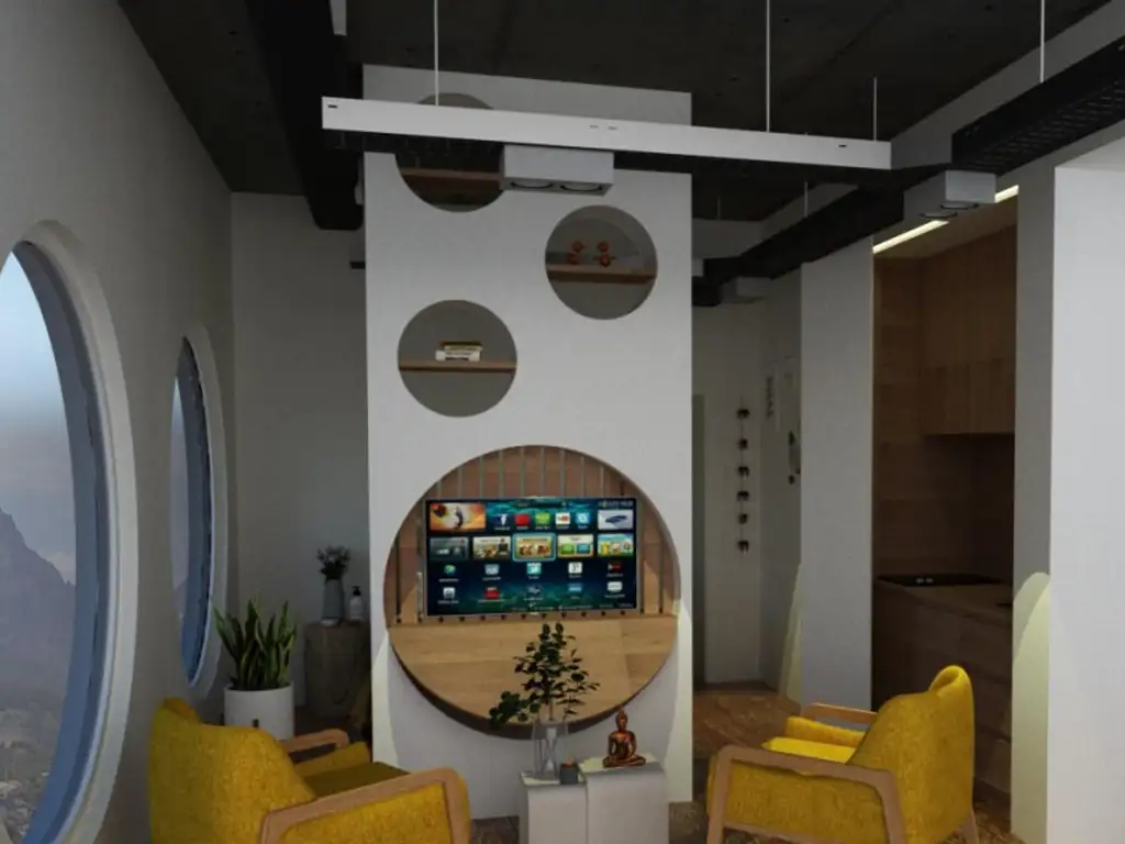 The Minimal proyecto innovador en Terrazas del Fin del Mundo de 1 Dormitorios