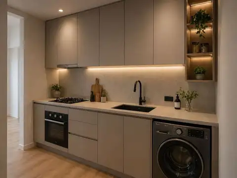 Departamento Monoambiente con 1 baño