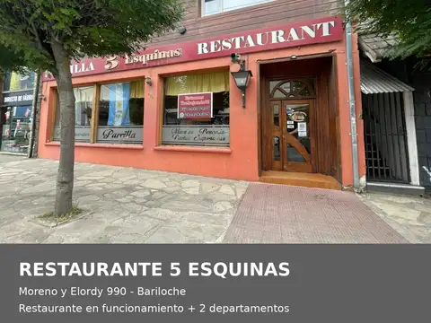 PROPIEDAD EN VENTA – RESTAURANTE + DEPARTAMENTOS