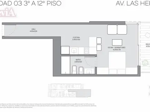 Inversion - Monoambiente - Contrafrente - Avenida Las Heras 1300 - Amenities - Venta
