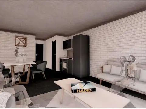 Departamento 3 ambientes con 1 baño