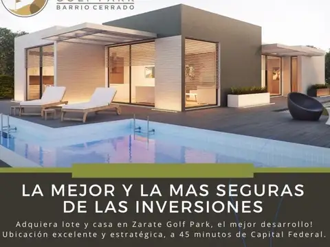 Lote en Barrio Privado Golf Park - Zarate