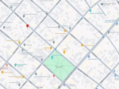 Terreno en Alquiler 17  mts Frente