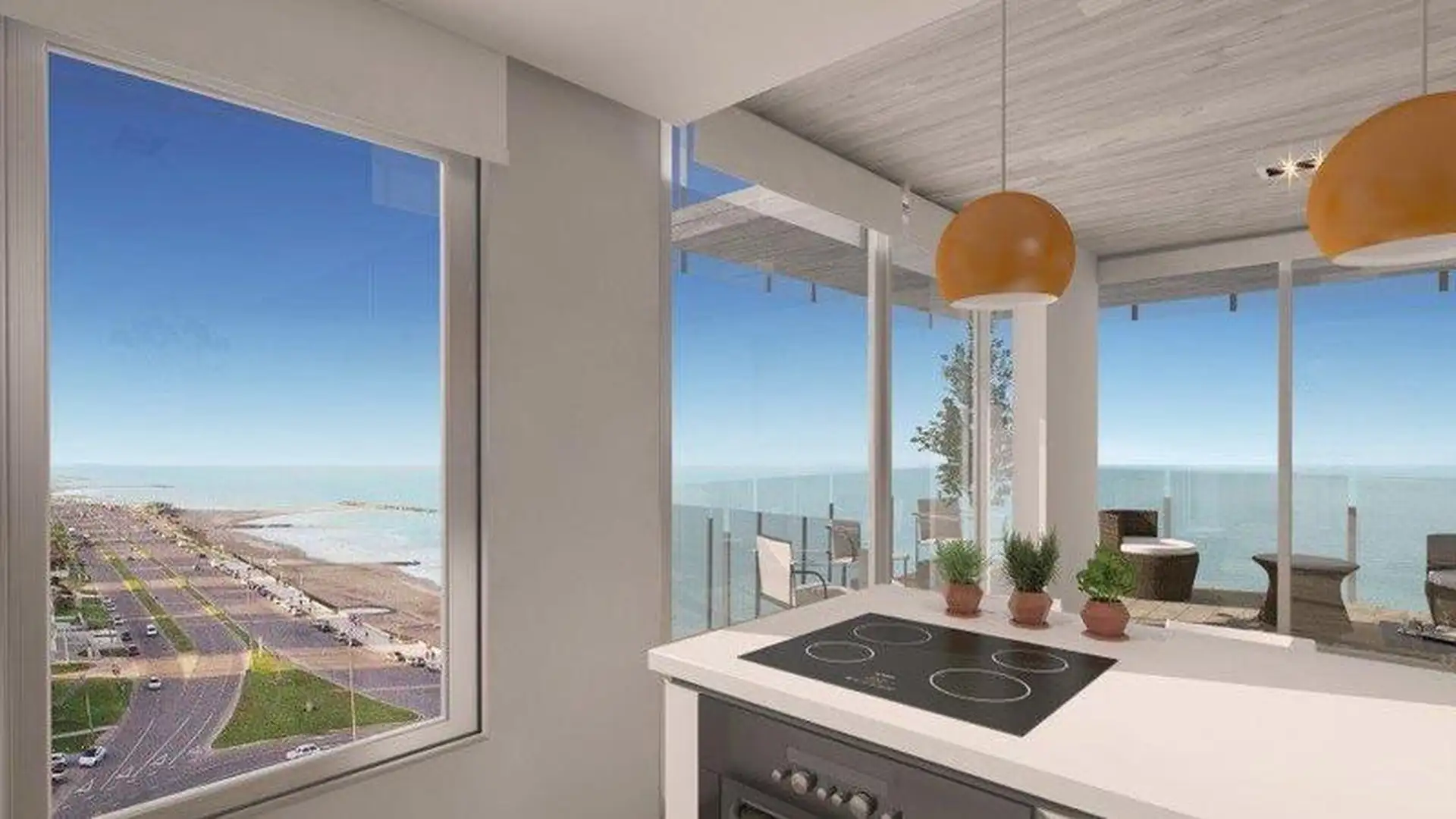 Departamento 2 ambientes a estrenar con vista al mar
