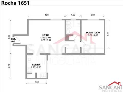 Departamento en Venta al Norte