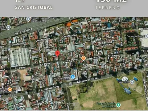 Terreno en Venta 7  mts Frente