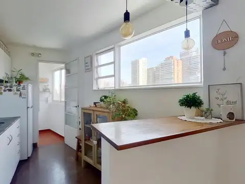 Departamento 2 ambientes con 1 baño