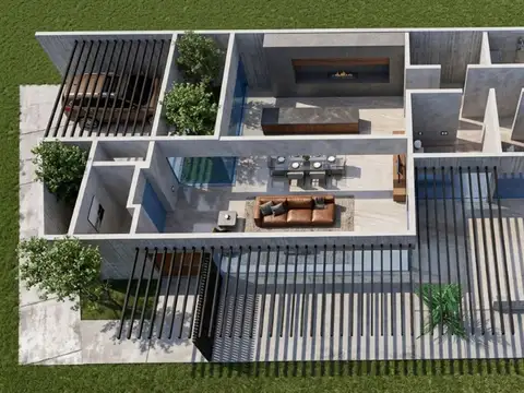 Casa 4 ambientes con 3 baños