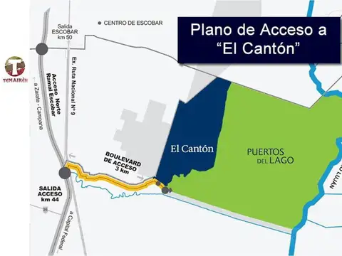 Lote a Laguna - El Canton, Barrio Norte