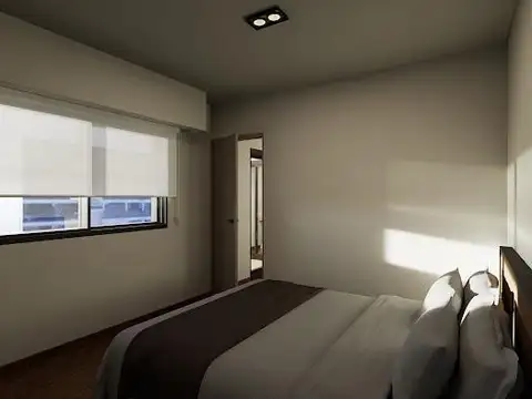 Departamento 2 ambientes con 1 baño