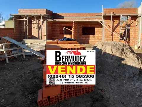 Venta Chalet 3 Ambientes A Estrenar Calle 8 Entre 87 Y 88 Mar del Tuyu