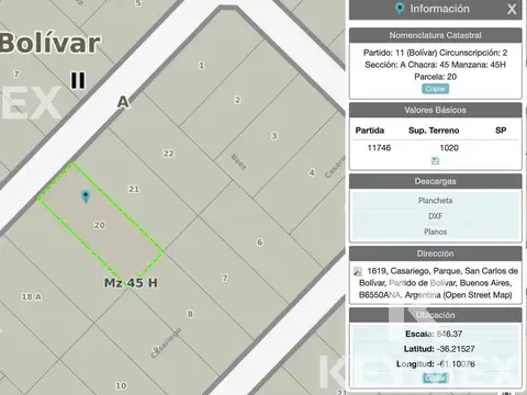 Lote en San Carlos de Bolivar