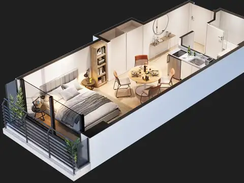 Monoambientes en pozo con amenities entrega OCT' 25