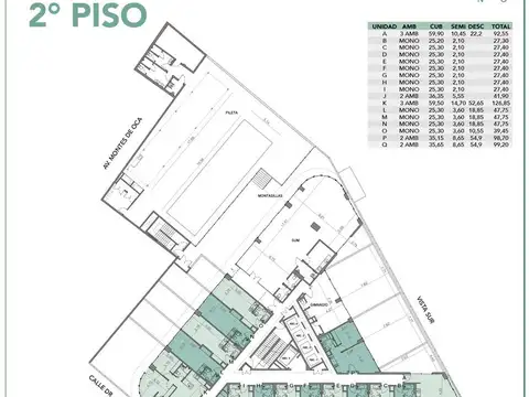 Departamento en Venta de 3 ambientes
