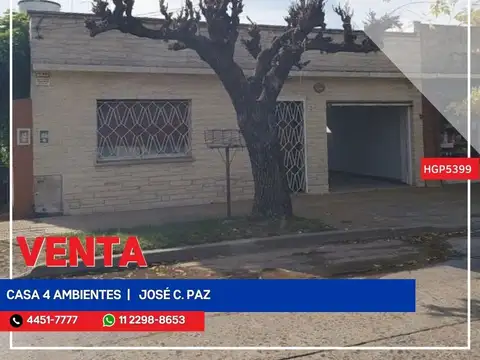 Casa - Venta - Argentina, José C Paz - Compostela 700