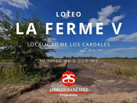 20 Lotes en La Ferme V - Barrio Abierto Sin Expensas -  Los Cardales