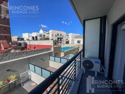 Monoambiente a estrenar con balcón y full amenities — Barracas