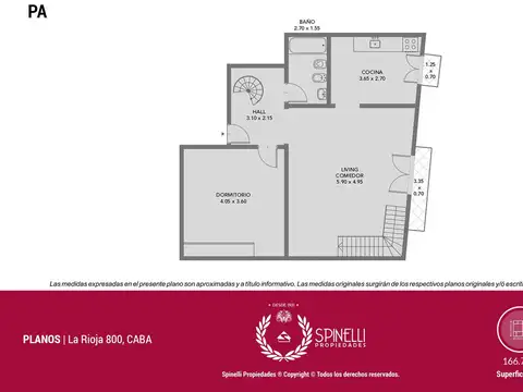 Depto Tipo Casa 4 ambientes con 2 baños