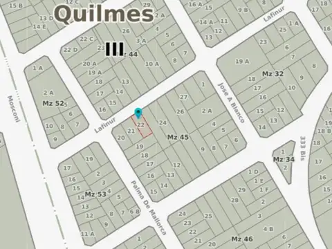 Terreno en Venta de 252,0 m2
