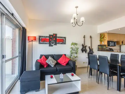 Departamento 2 ambientes con 2 baños