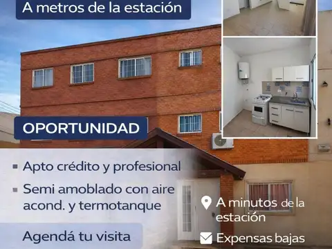 DEPARTAMENTO EN ALQUILER MONOAMBIENTE - MORENO