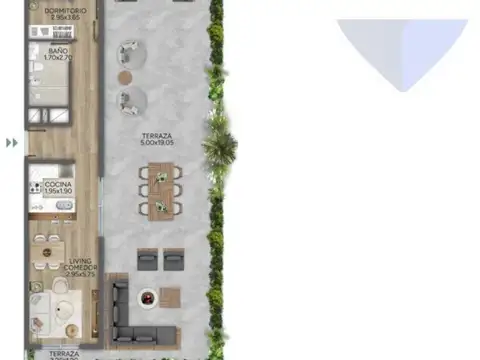 Departamento en Venta en Parque Rodo , USD 308.000