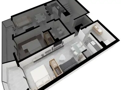 Departamento en Venta de 1 dormitorio